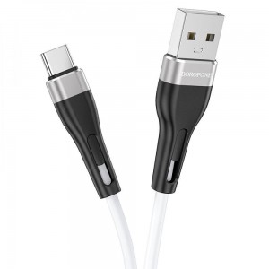 Кабель USB Borofone BX46  Rush silicone Type-C