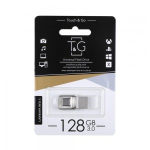 USB OTG флеш-накопичувач -Type C 128GB T&G металева серія 104