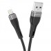 Кабель USB Borofone BX46  Rush silicone Lightning