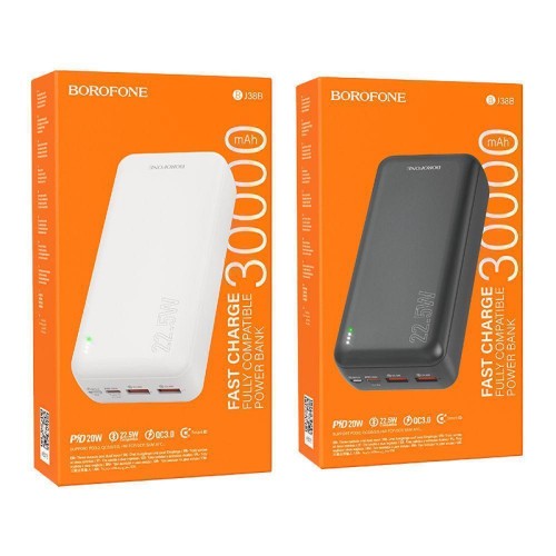 Універсальна Мобільна Батарея Power Bank Borofone BJ38B Power 22.5W+PD20W 30000 mAh