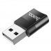 Перехідник Hoco UA17 USB Male to Type-C female USB2.0 adapter