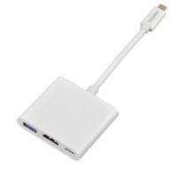 Перехідник Borofone DH4 Type-C converter(Type-C to USB3.0+HDMI+PD) М'ята упаковка