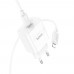 Мережевий Зарядний Пристрій Hoco C76A Pro 1USB-C PD/QC 30W+Type-C to Lightning