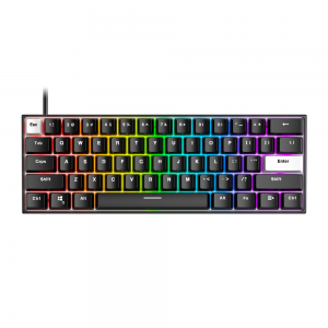 Клавіатура Ігрова бездротова Fantech MAXFIT 61 MK857 FROST WIRELESS Blue Switch