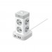Мережевий Подовжувач XO WL21 Tower Shaped 8AC socket+3USB-A+1USB-C 2m М'ят.упак.