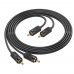 Кабель Aux Hoco UPA29 dual RCA to dual RCA 1.5m
