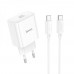 Мережевий Зарядний Пристрій Hoco C76A Pro 1USB-C PD/QC 30W+Type-C to Type-C