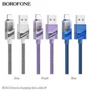 Кабель USB Borofone BU42 Octavia Lightning 2.4A 1.2m