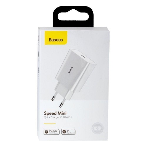 Мережевий Зарядний Пристрій Baseus PD 20W 3A CCFS-SN М'ята упаковка