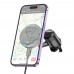 Автотримач Hoco HW6 Vision Metal Magnetic Wireless 15W
