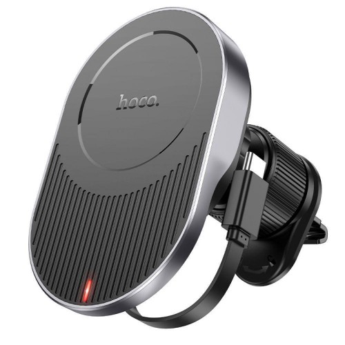 Автотримач Hoco Hoco HW12 Guardian Magnetic Wireless 15W