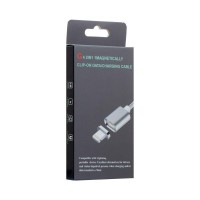 Кабель USB Cable Magnetic Clip-On Lightning М'ята упаковка