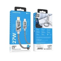 Кабель USB Borofone BU42 Octavia PD27W Type-C to Lightning 1.2m