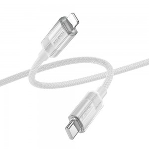Кабель USB Borofone BU44 Sincero PD27W Type-C to Lightning 1.2m