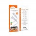Кабель USB Borofone BX105 Corriente Lightning 2.4A