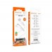 Кабель USB Borofone BX105 Corriente Lightning 2.4A