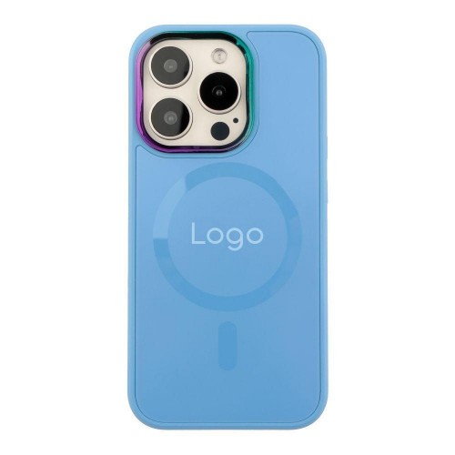 Чохол AG-Glass Chrome Camera with Magsafe для  15 Pro Max