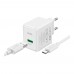 Мережевий Зарядний Пристрій Hoco CS12A 1USB QC 18W+USB to Type-C