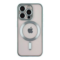 Чохол TPU Metallic Chrome Full Camera with Magsafe для  14 Pro