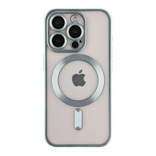 Чохол TPU Metallic Chrome Full Camera with Magsafe для  14 Pro