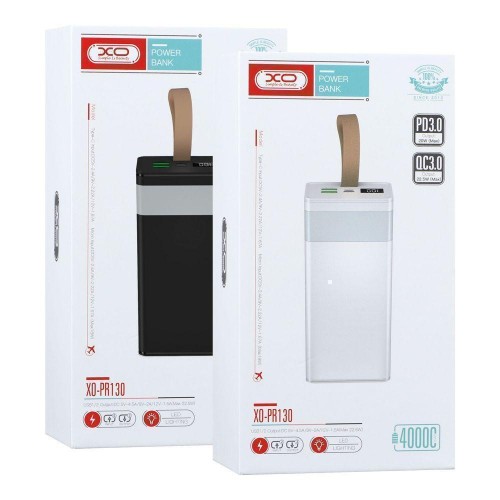 Універсальна Мобільна Батарея Power Bank XO PR130 PD 20W QC 22.5W 40000 mAh