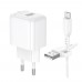Мережевий Зарядний Пристрій Borofone BAS42A 1USB QC3.0 18W+USB to Micro