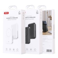 Універсальна Мобільна Батарея Power Bank XO PR242 PD20W Magnetic wireless 15W Type-C with U-shaped holder 5000mAh
