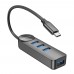 Хаб USB Borofone DH5 4-in-1 (Type-C to USB3.0*4)(L=0.2M)