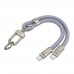 Кабель USB Hoco GH5 Type-C to Type-C 60W 0.22m