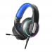 Ігрові Навушники XO-GE-09 Static RGB Long Mic Headworn USB+3.5 (with adapter cable)