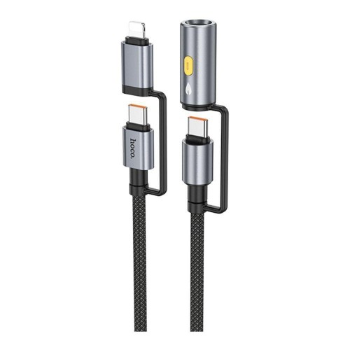 Кабель USB Hoco U138 USB-C/iP to USB-C/Cigarette Lighter 1.2m