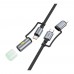 Кабель USB Hoco U138 USB-C/iP to USB-C/LED Light 1.2m