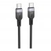 Кабель Hoco X109 Silicone Type-C to Type-C 60W 3m