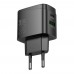 Мережевий Зарядний Пристрій Hoco CS61A 1USB/1USB-C PD/QC 30W GAN