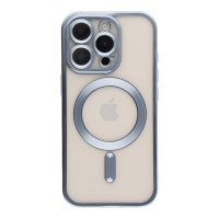 Чохол TPU Metallic Chrome Full Camera with Magsafe для  16 Pro