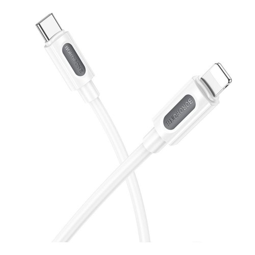 Кабель USB Borofone BX114 Silicone Type-C to Lightning PD27W