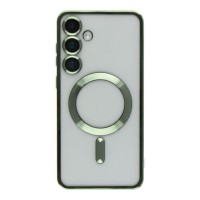 Чехол TPU Metallic Full Camera with Magsafe для Samsung Galaxy S25 5G (S931)