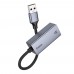 Перехідник Hoco UA37 USB to Ethernet adapter (1000 Mbps/1Gbit)