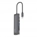 USB Hub LDNIO DS-56H Type-C To PD3.0*1(100W)+HDMI*1(4K@30hz)+USB2.0*1+SD+TF