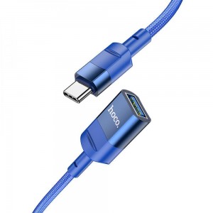 USB Подовжувач Hoco U107 Type-C male to USB female USB3.0