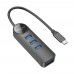 Хаб USB Borofone DH5 4-in-1 (Type-C to USB3.0*4)(L=0.2M)