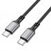 Кабель USB Borofone BX83 60W (20V/3A) Silicone Type-C to Type-C