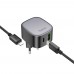 Мережевий Зарядний Пристрій Hoco CS32A 1USB-C/1USB PD/QC 20W+Type-C to Lightning
