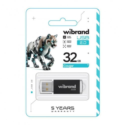 USB флеш-накопичувач Wibrand 32gb Cougar