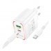 Мережевий Зарядний Пристрій Borofone BA89A 1USB-C/1USB PD/QC 30W+Type-C to Type-C Мережевий Зарядний Пристрій Borofone BA89A 1USB-C/1USB PD/QC 30W+Type-C to Type-C