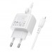 Мережевий Зарядний Пристрій Borofone BAS43A 1USB-C PD/QC 20W+Type-C to Lightning Мережевий Зарядний Пристрій Borofone BAS43A 1USB-C PD/QC 20W+Type-C to Lightning