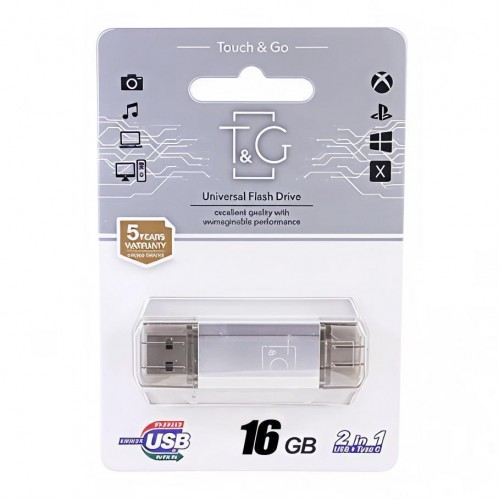 USB Flash Drive T&G 16gb USB/Type C 009