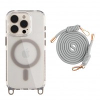 Чохол TPU+PC LanyardCase with MagSafe для iPhone 15 Pro