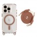 Чохол TPU+PC LanyardCase with MagSafe для iPhone 15 Pro