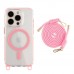Чохол TPU+PC LanyardCase with MagSafe для iPhone 15 Pro